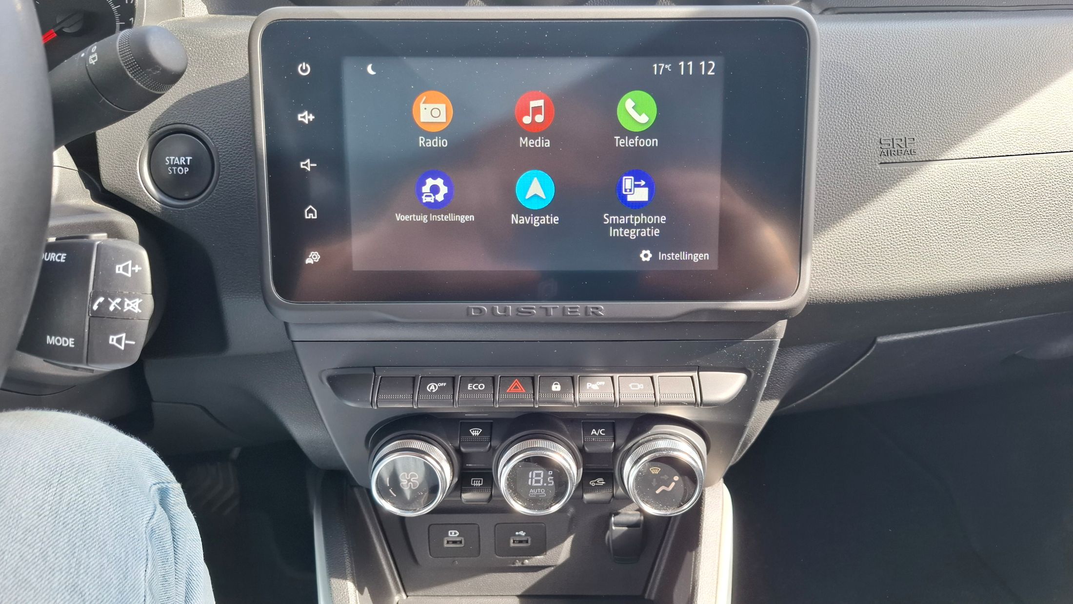 Dacia Duster TCe 90, benzine/LPG, 360°camera, dodehoekwaarschuwing, GPS.