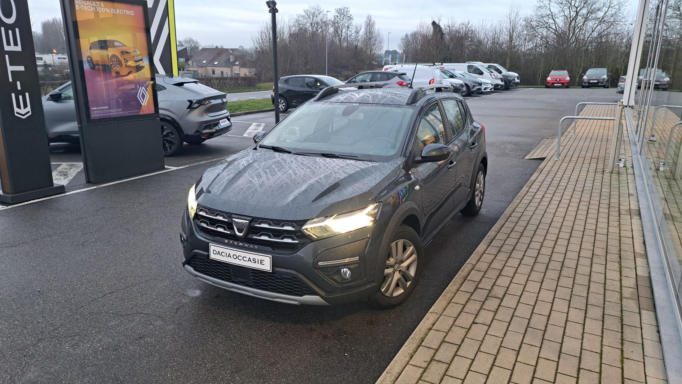 Dacia Sandero Stepway TCe 90, camera, sensor V+A, dodehoekw