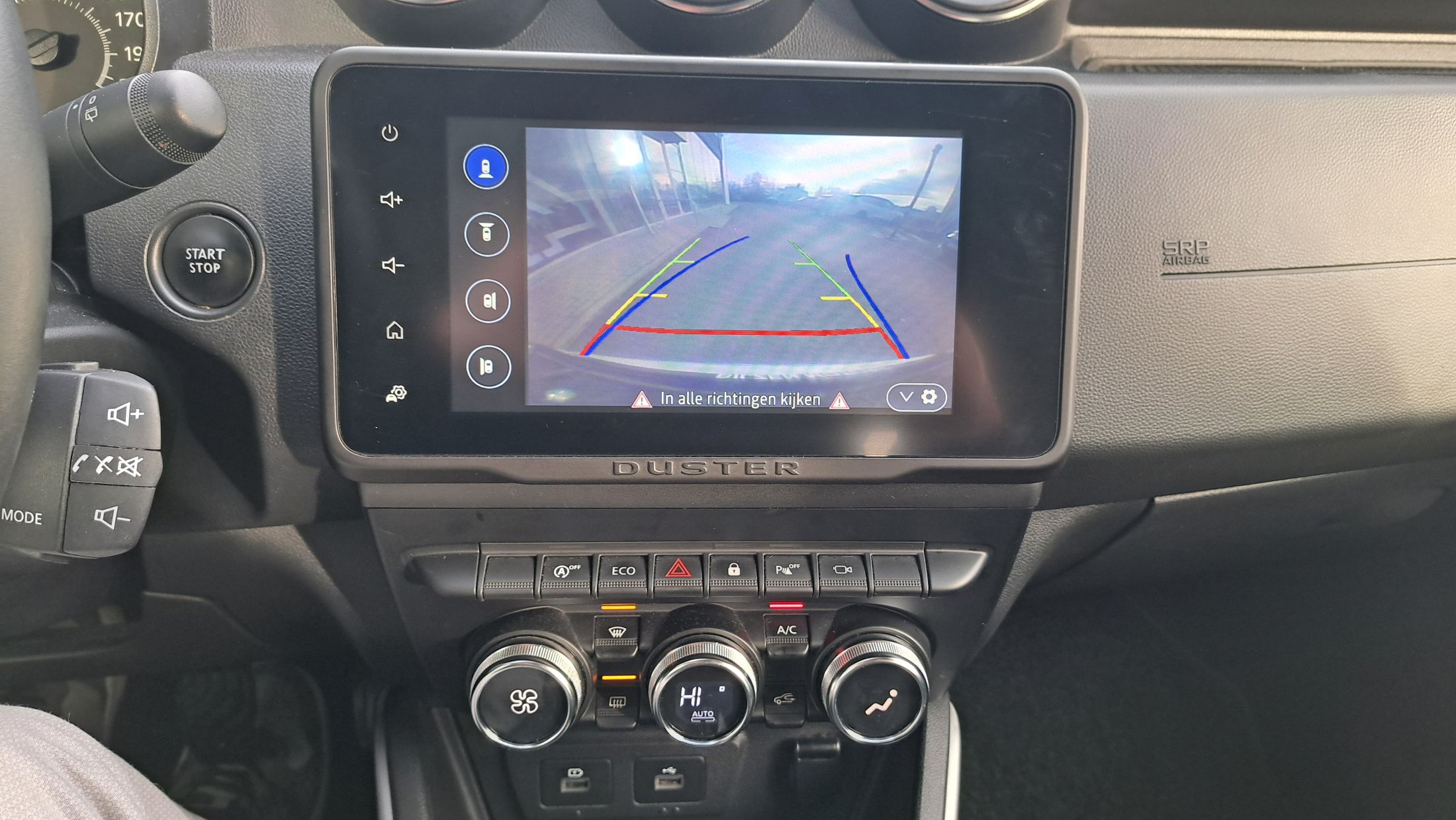 Dacia Duster TCe 90, benzine/LPG, 360camera, dodehoekwaarschaarschuwing