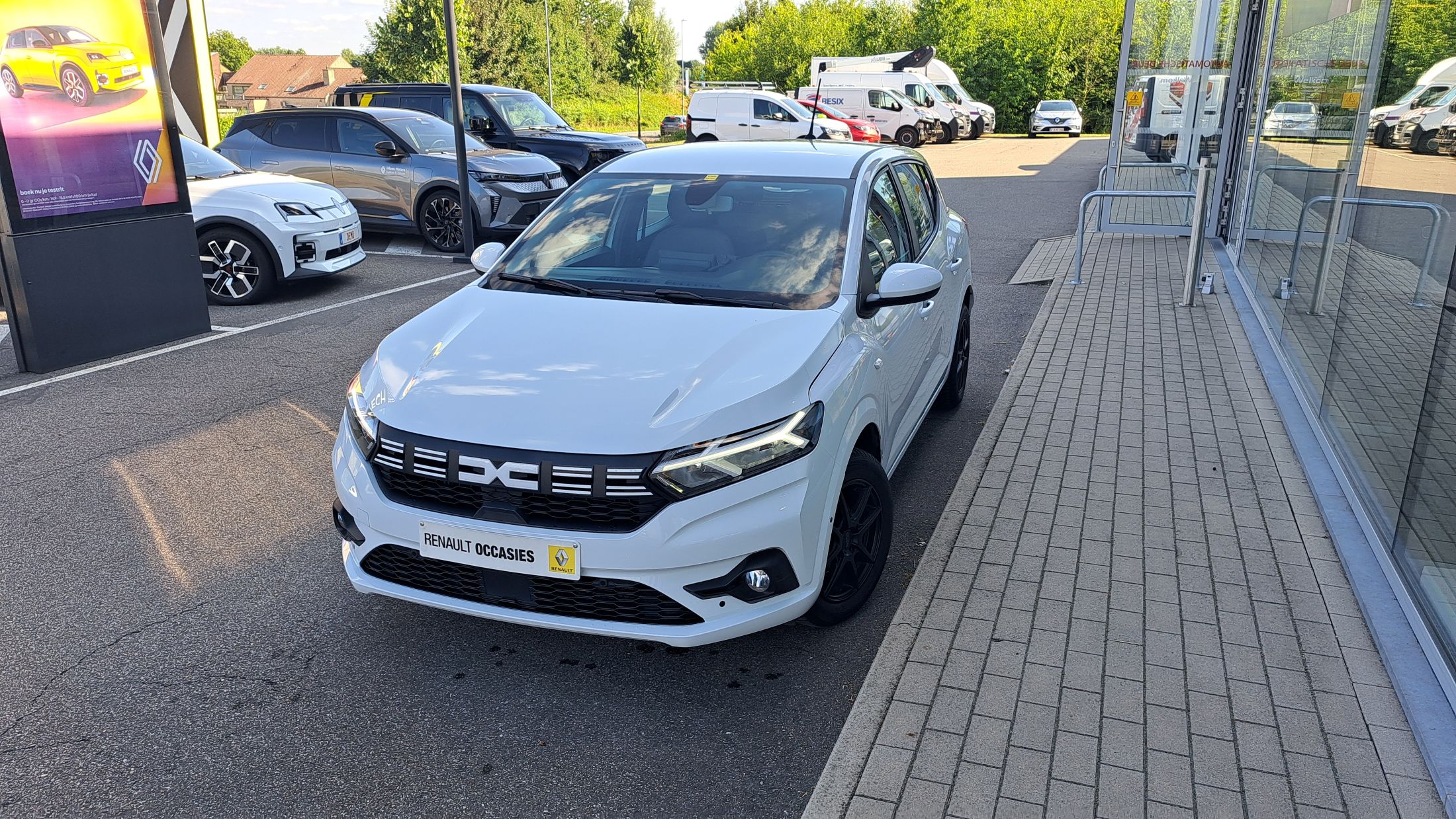 Dacia Sandero TCe 90, airco, camera, sensor V+A, dodehoekw