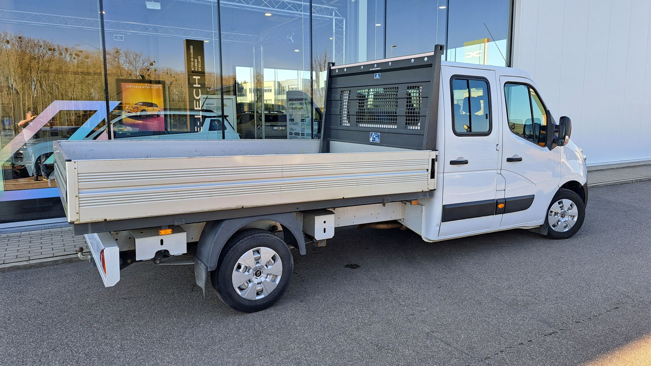Renault Master 145Pk dubb. cab, airco, alu laadbak, 15000 ex