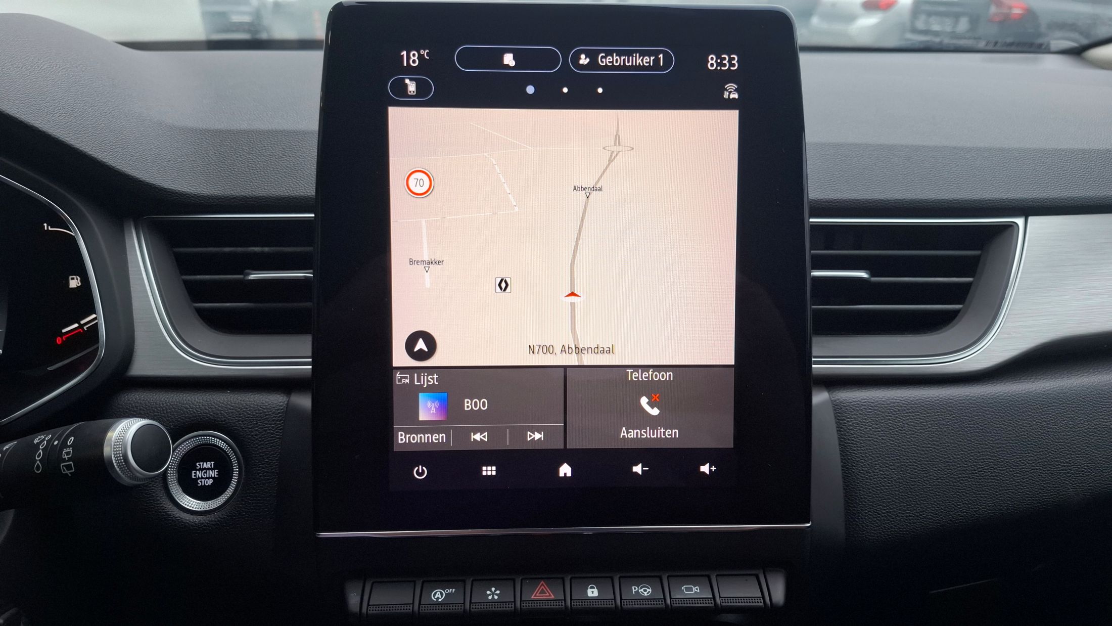 Renault Captur TCe 91 Pk, GPS, 360° camera, trekhaak, airco, sensoren V+A