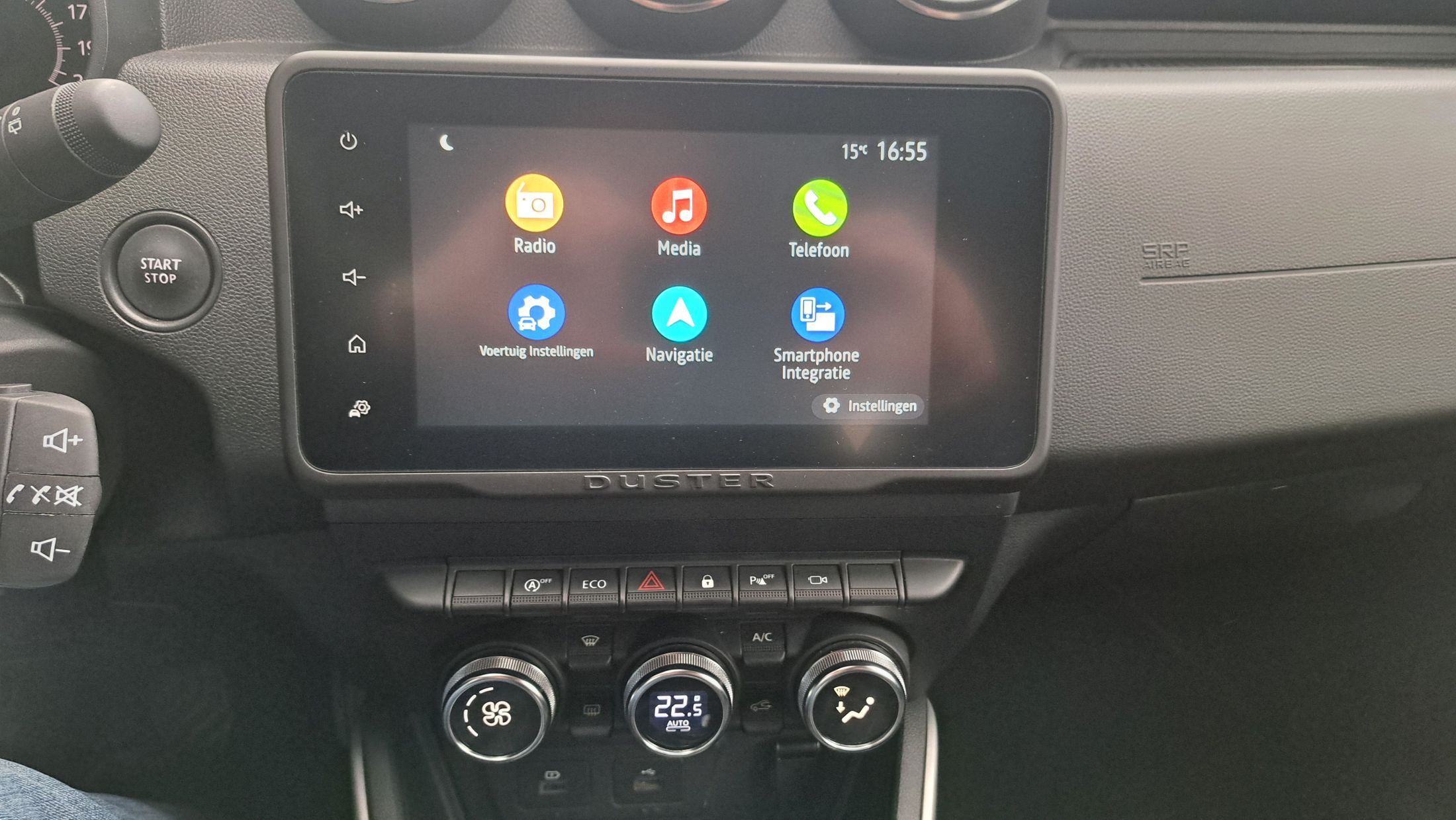 Dacia Duster benzine + LPG 90 Pk, GPS, 360 camera, dodehoekwaarschuwing