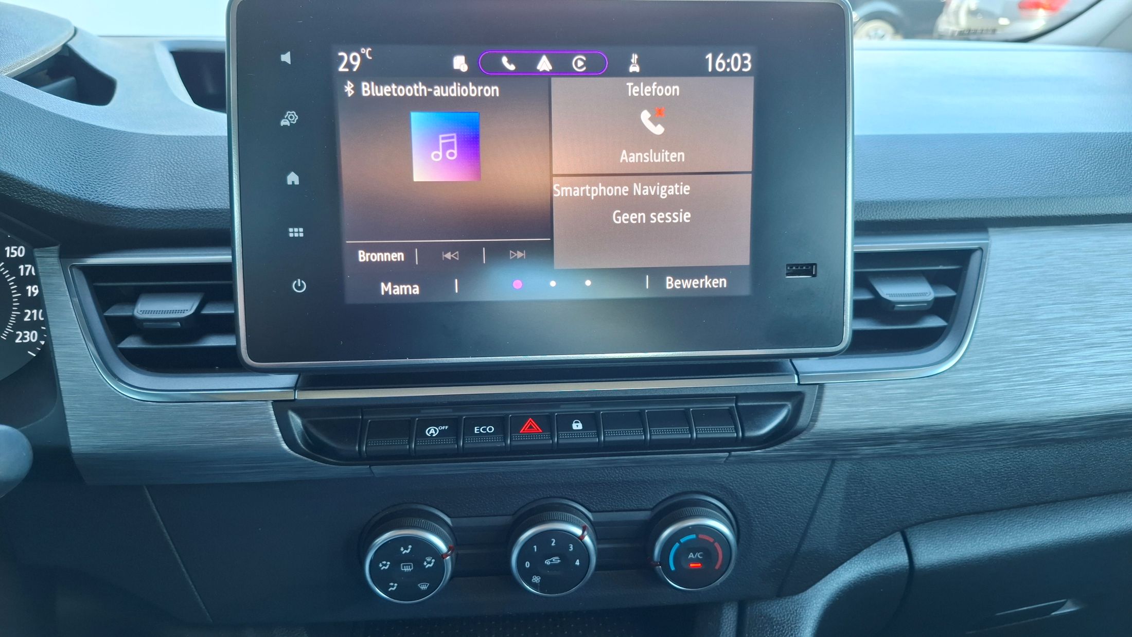 Renault Kangoo 1332cc/102Pk, airco, camera, schuifdeur L+R