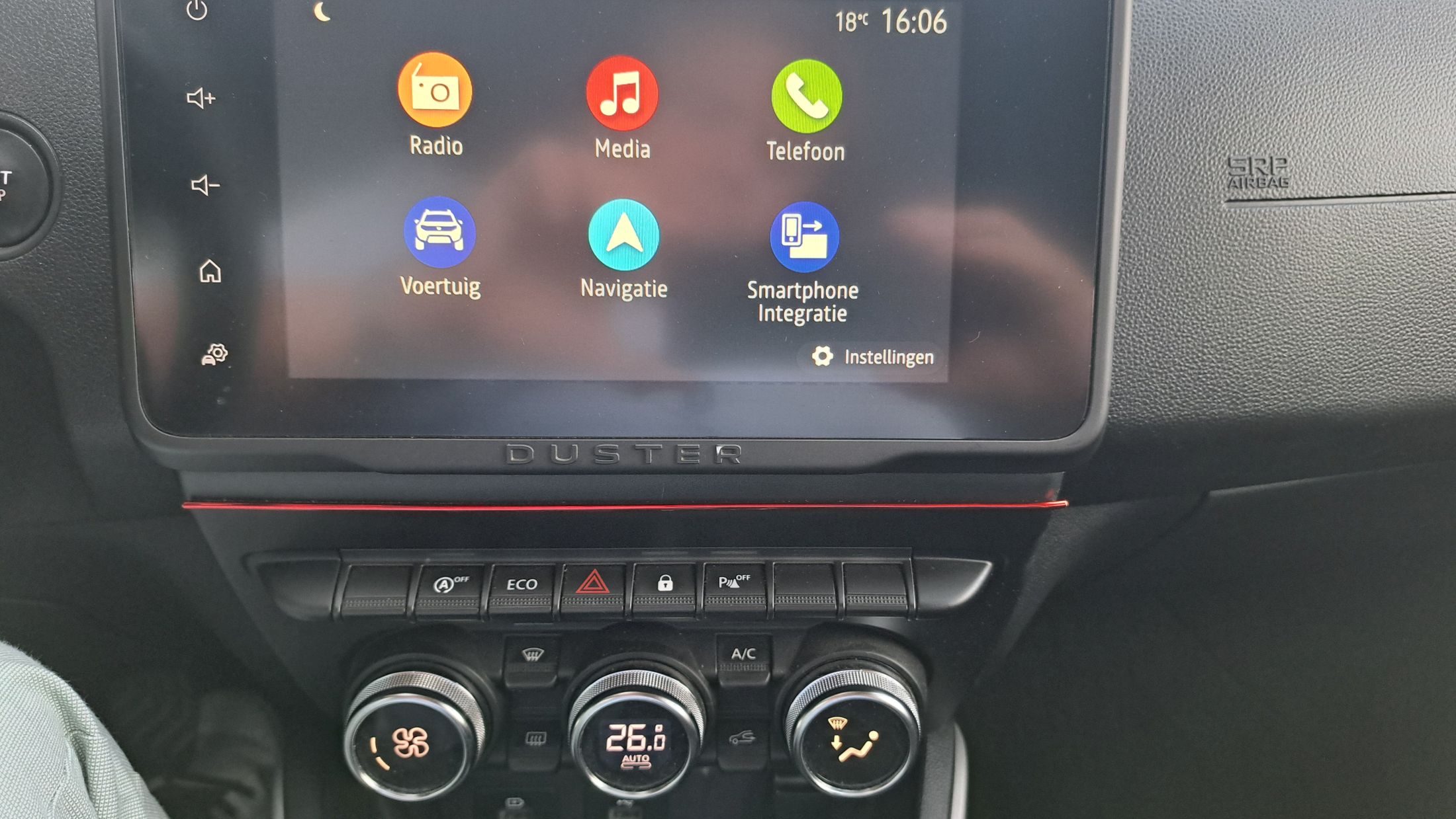 Dacia Duster TCe 90, airco, GPS, camera, dodehoekw, 33231 Km