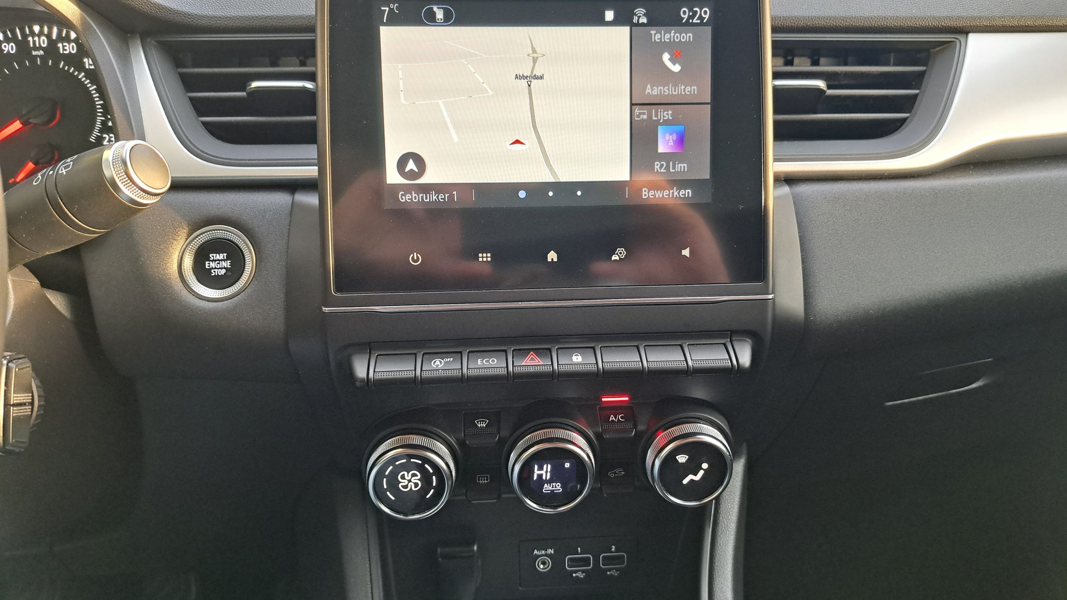 Renault Captur TCe 90, airco, sensoren A, 4seizoensbanden.